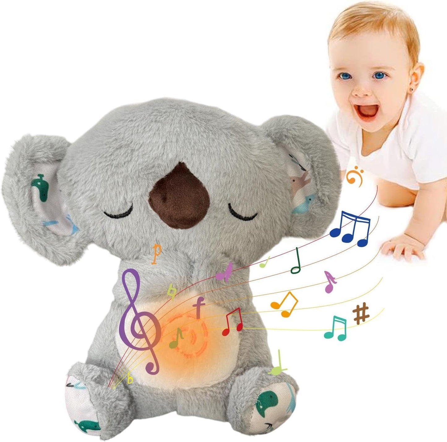 Breathing Koala Plush Soft Toy - Teddy bear