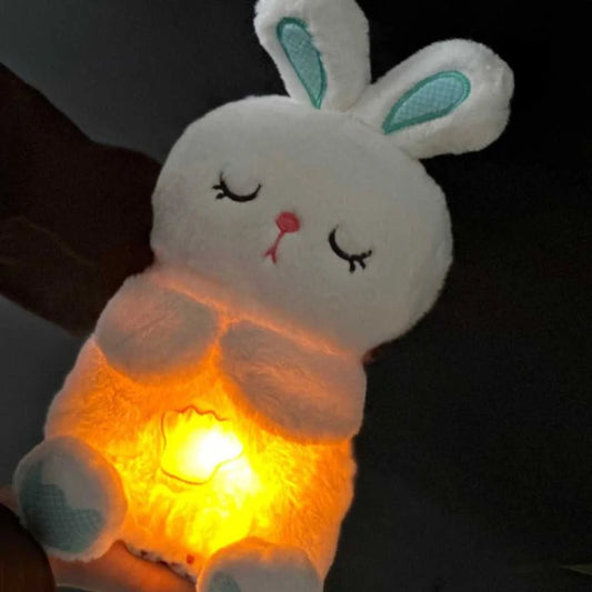 Adorable Breathing Buddy Rabbit Soft Toy
