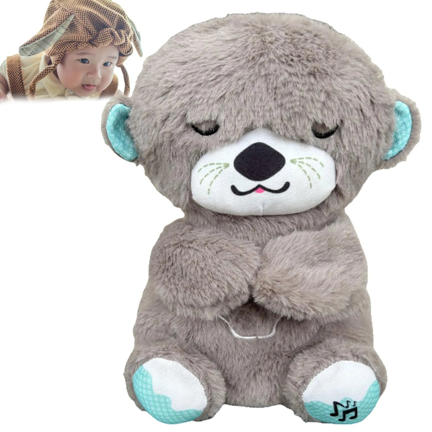Breathing Bear Plush Toy