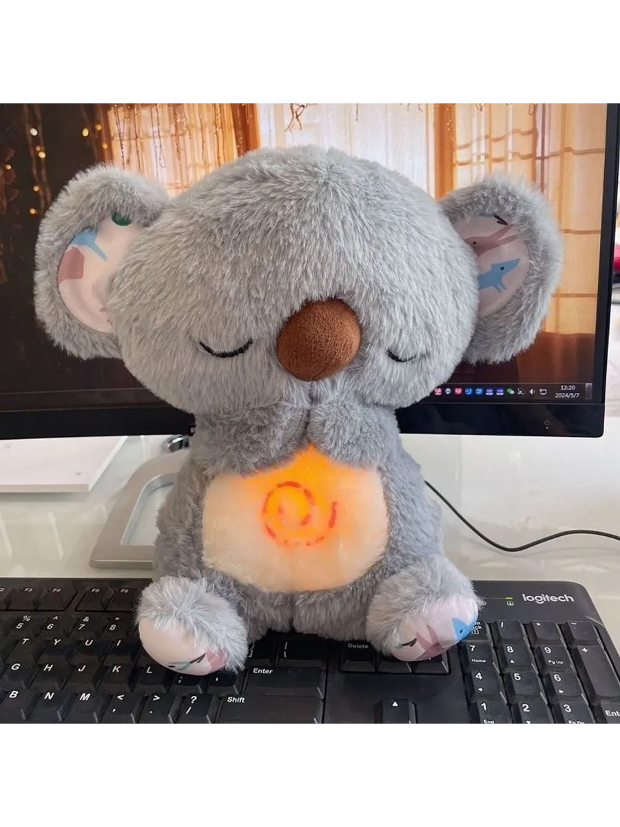 Breathing Koala Plush Soft Toy - Teddy bear